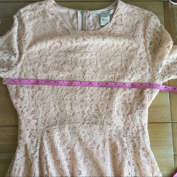 AMERICAN RAG BLUSH SKATER DRESS SIZE LARGE - Picture 6 of 7